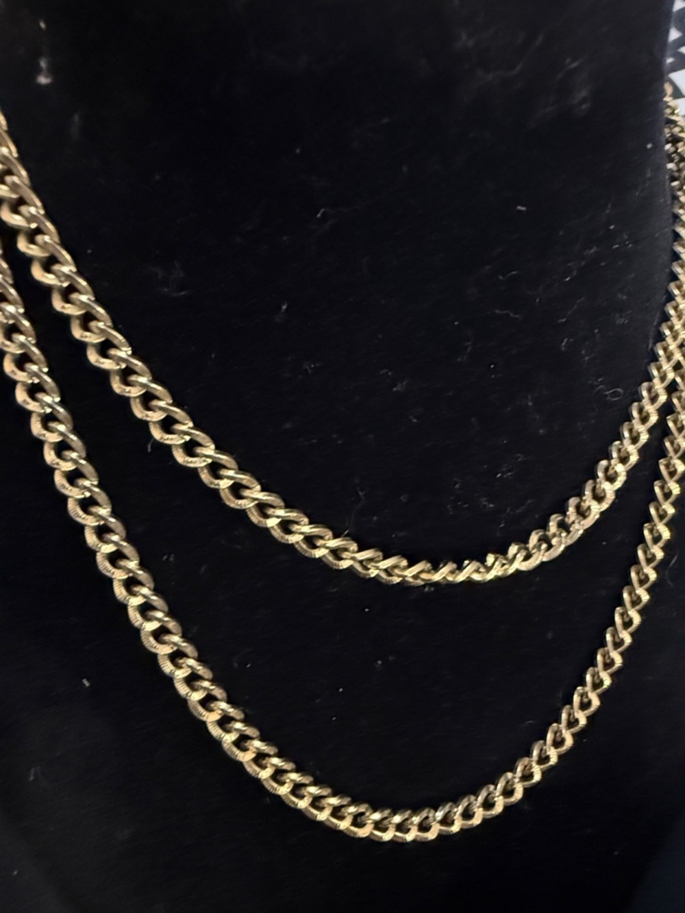 1928 Gold Tone Curb Chain Necklace 28” long- Women Jewelry - Picture 4 of 10